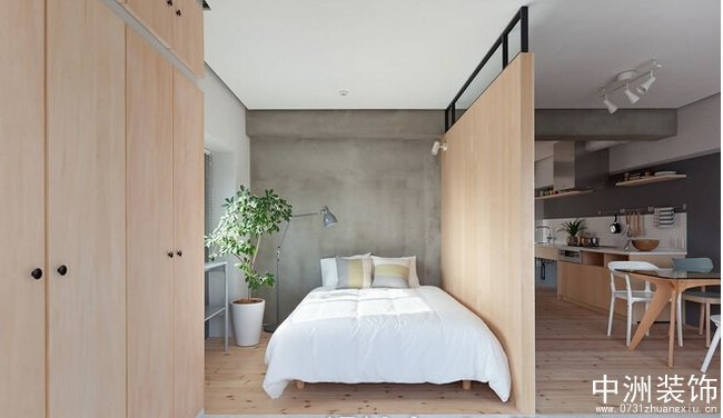 老式公寓翻新装修韩式风格卧室设计实景图