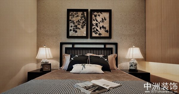 中式古典风格卧室效果图