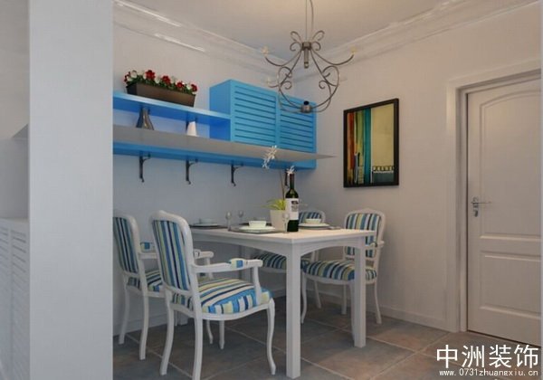 地中海风格家居设计餐厅效果图