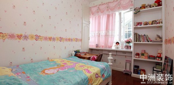 韩式风格儿童房装修实景图