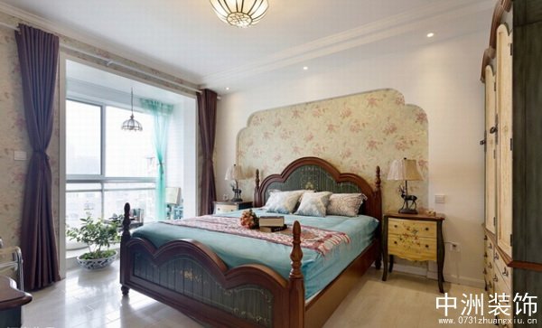 地中海风格家装卧室装修效果图