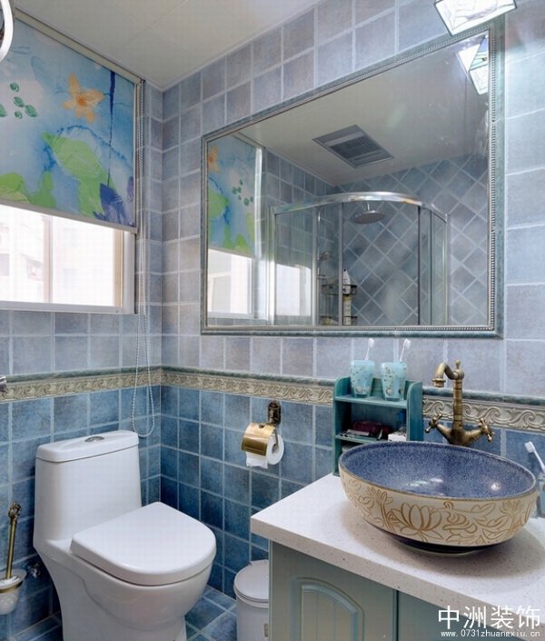地中海风格家装浴室装修效果图