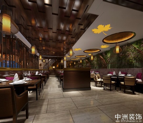 港式茶餐厅装修设计大厅效果图