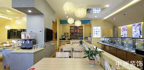 韩式餐厅装修设计大厅现场实景图