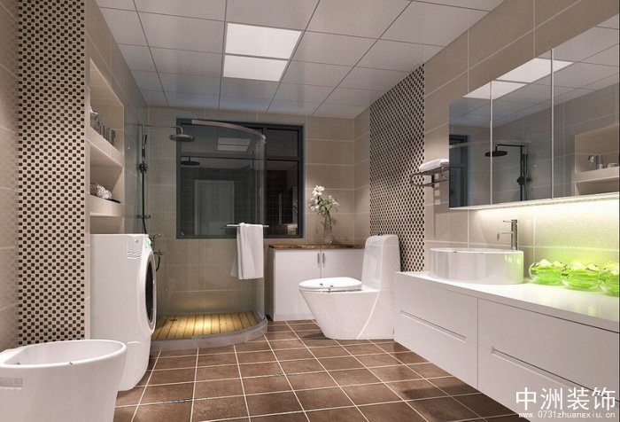 现代风格案例浴室