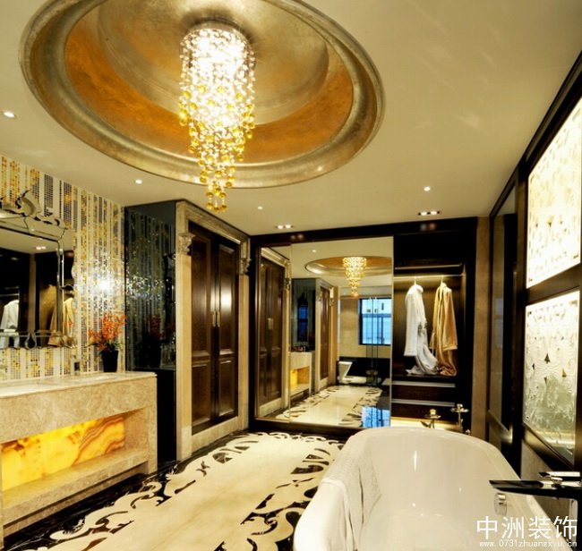新古典欧式风格卧室浴室